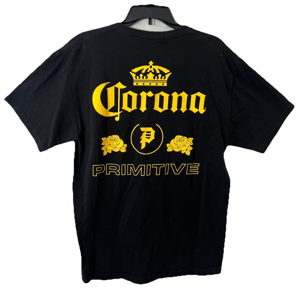 Primitive x Corona Heritage Men's Black T-Shirt Size:‎ MED